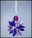 m/w Swarovski Crystal Pink, Purple, Fuchsia Burst 