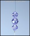 m/w Swarovski Crystal AB SUN CATCHER Twinkling Lit