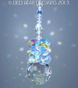 m/w Swarovski Crystal Aurora Borealis Pineapple Su