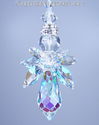 m/w Swarovski Crystal Big AB Quad Winged Angel Su