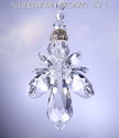  m/w Swarovski Rare Large Quad Winged CLEAR Angel 