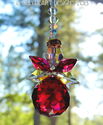 m/w Swarovski Crystal 20mm Chubby RED + AB ANGEL S