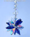 m/w Swarovski Crystal Aurora + Cobalt Blue Star Su