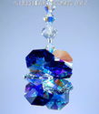 m/w Swarovski Crystal Aurora + Cobalt Blue Star Su