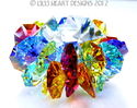 m/w Swarovski Crystal HUGE Chakra Colors LOTUS SUN