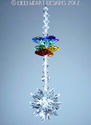 m/w Swarovski Clear Crystal STAR Chakra Octagons S