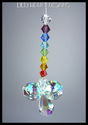 m/w Swarovski Crystal AB Angel Chakra Colors Sun C