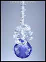 m/w Swarovski Crystal 20mm Ball Purple Pineapple S