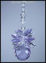 m/w All Swarovski Crystal Violet Ball Pineapple Su