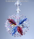 m/w Swarovski Crystal Made in America Flag Star Su