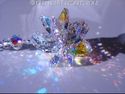 m/w Swarovski Crystal Clear + AB Octagon Sunburst 