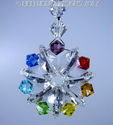 m/w Swarovski Crystal Mini Chakra Clear Mandala St