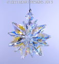 m/w Swarovski Crystal AURORA Tiny Car Charm Star S