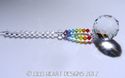 m/w Swarovski Ball 30mm DOUBLE CHAKRA COLORS Sun C