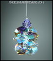 m/w Swarovski Crystal AB SUN CATCHER Twinkling Lit