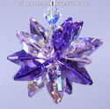 m/w Swarovski Crystal Purple and AB Pink Star Sun 