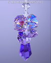 m/w Swarovski Rare AB Violet Topped Purple Icicle 