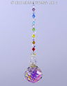 m/w Swarovski 30mm Aurora Mozart w/ Chakra Colors 