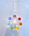 m/w Swarovski Crystal Mini Chakra Clear Mandala St