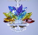m/w Swarovski Crystal CHAKRA COLORS LOTUS BLOSSOM 