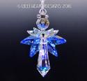 Angel Suncatcher m/w Swarovski Crystal RARE Vintag