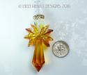 m/w Swarovski Crystal  *Golden Glow Angel* CUSTOM 