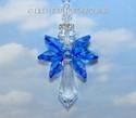 Angel Suncatcher m/w Swarovski Crystal RARE Vintag