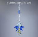 Angel Suncatcher m/w Swarovski Crystal RARE Vintag