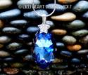 Fine Austrian Crystal DEEP SPARKLING BLUE Marquise