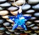 Swarovski Crystal RARE Large Star 40mm Dark Blue C