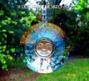 m/w Swarovski Crystal 40mm Aurora Borealis Faceted