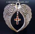 Large Angel Wings Suncatcher Car Charm Swarovski C