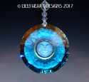 m/w Swarovski Crystal 40mm Aurora Borealis Faceted
