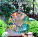 m/w Swarovski Crystal 40mm Aurora Borealis Faceted