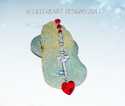 Key to Your Heart m/w Swrarovski Light Siam Red He