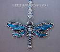 m/w Swarovski Crystal Beaded Strand Silver Plated 