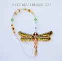 m/w Swarovski Crystal Beaded Strand GOLD Plated Ch