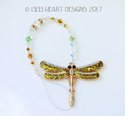 m/w Swarovski Crystal Beaded Strand GOLD Plated Ch