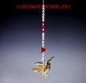 Hummingbird Suncatcher Car Charm with Swarovski Cr