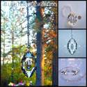 GIANT Clear Fine Crystal 76mm Clear CATS EYE Prism
