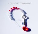 Key to Your Heart m/w Swrarovski Light Siam Red He