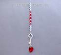 Key to Your Heart m/w Swrarovski Light Siam Red He