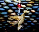 Hummingbird Suncatcher Car Charm with Swarovski Cr