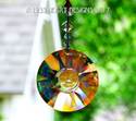 m/w Swarovski Crystal 40mm Aurora Borealis Faceted