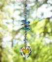 Fine Crystal SunCatcher AB Matrix Heart + Swarovsk