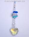 Fine Crystal SunCatcher AB Matrix Heart + Swarovsk