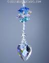 Fine Crystal SunCatcher AB Matrix Heart + Swarovsk