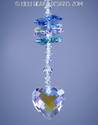 Fine Crystal SunCatcher AB Matrix Heart + Swarovsk