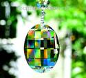 m/w Swarovski Crystal 50mm Clear Matrix Prism Rain
