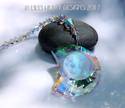 Austrain Crystal Aurora Borealis Crescent Moon wit